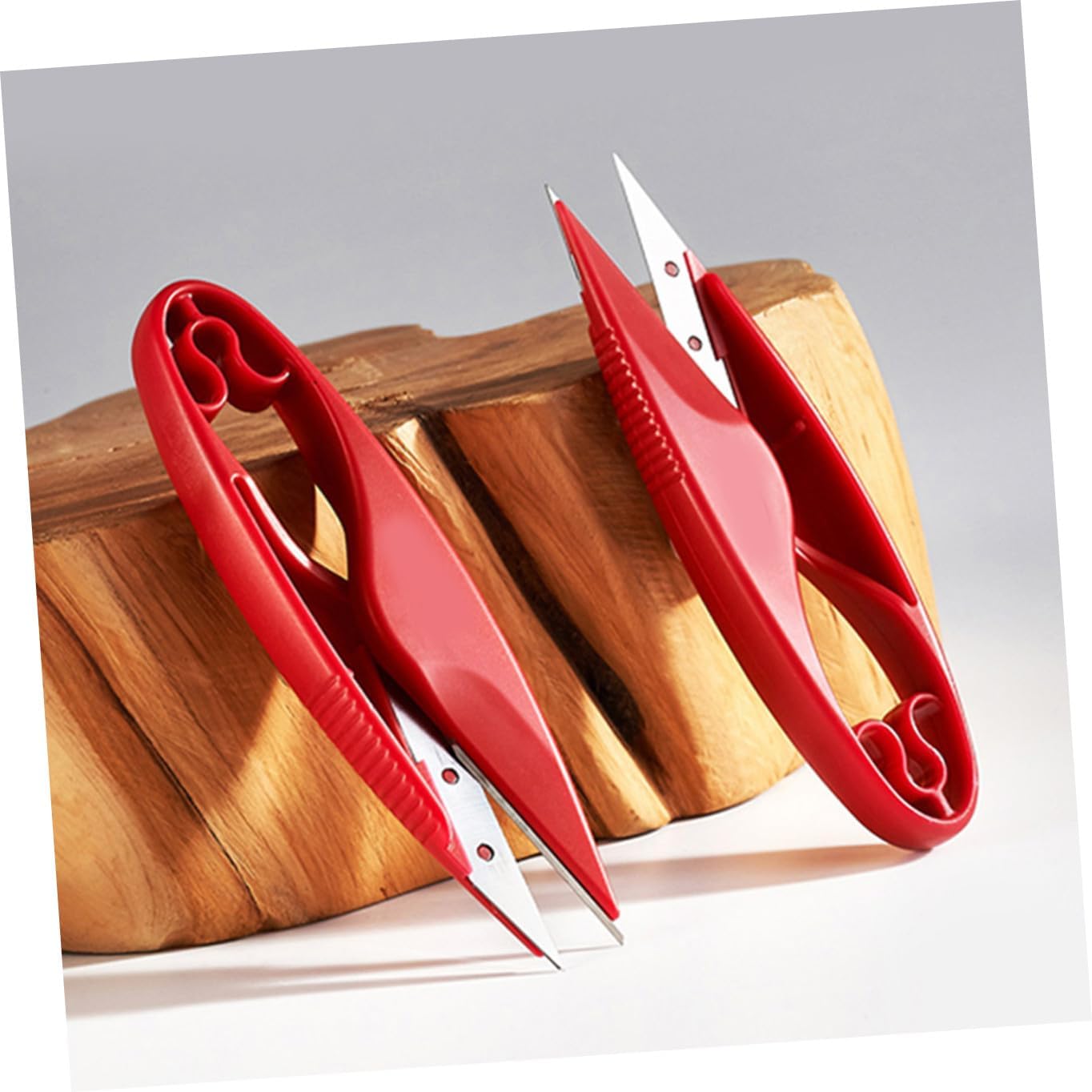 Stainless Steel Fabric Scissors Thread Trimmer Sewing Shears for Crafting and Clothing Cutting with U-shaped Double Blades, Small Size for Precision Yarn and Cloth Cutting
