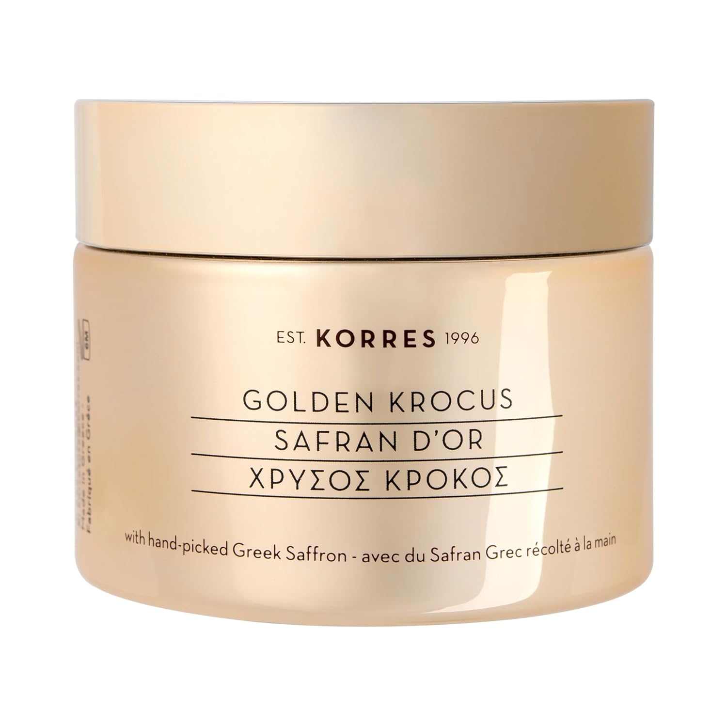 KORRES Golden Krocus Hydra-Filler Plumping Cream, Greek Saffron Face Moisturizer, Anti-Wrinkle Hydration Cream for Women & Men, Firming Day & Night Cream, Skin Care with Hyaluronic Acid, 1.69 fl oz KORRES Golden Krocus Hydra-Filler Plumping Cream, Greek Saffron Face Moisturizer, Anti-Wrinkle Hydration Cream for Women & Men, Firming Day & Night Cream, Skin Care with Hyaluronic Acid, 1.69 fl oz