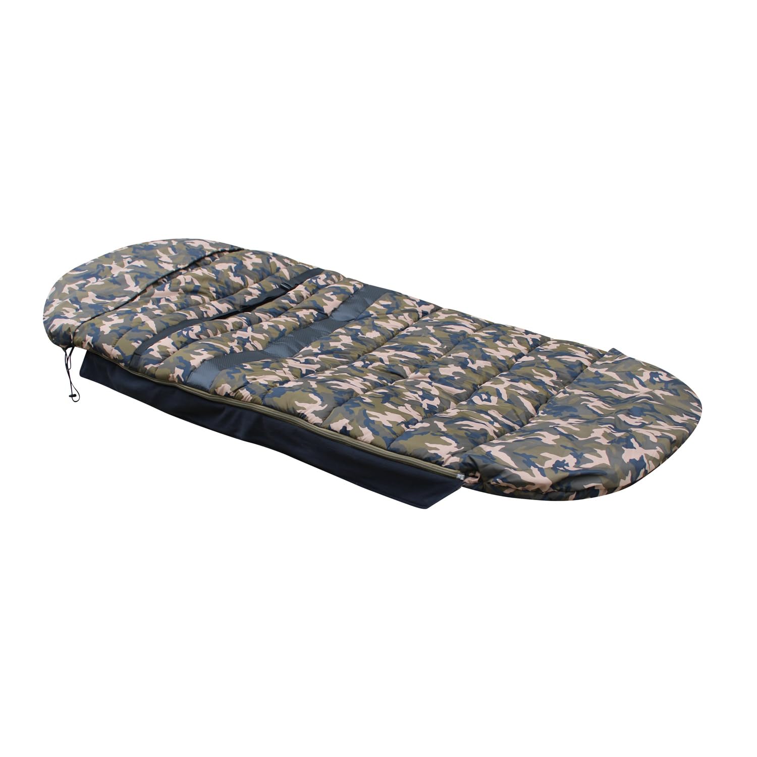 Saco de dormir para pesca de carpas, 5 estaciones, forro polar con almohada, camping, senderismo, mochileros, viajes