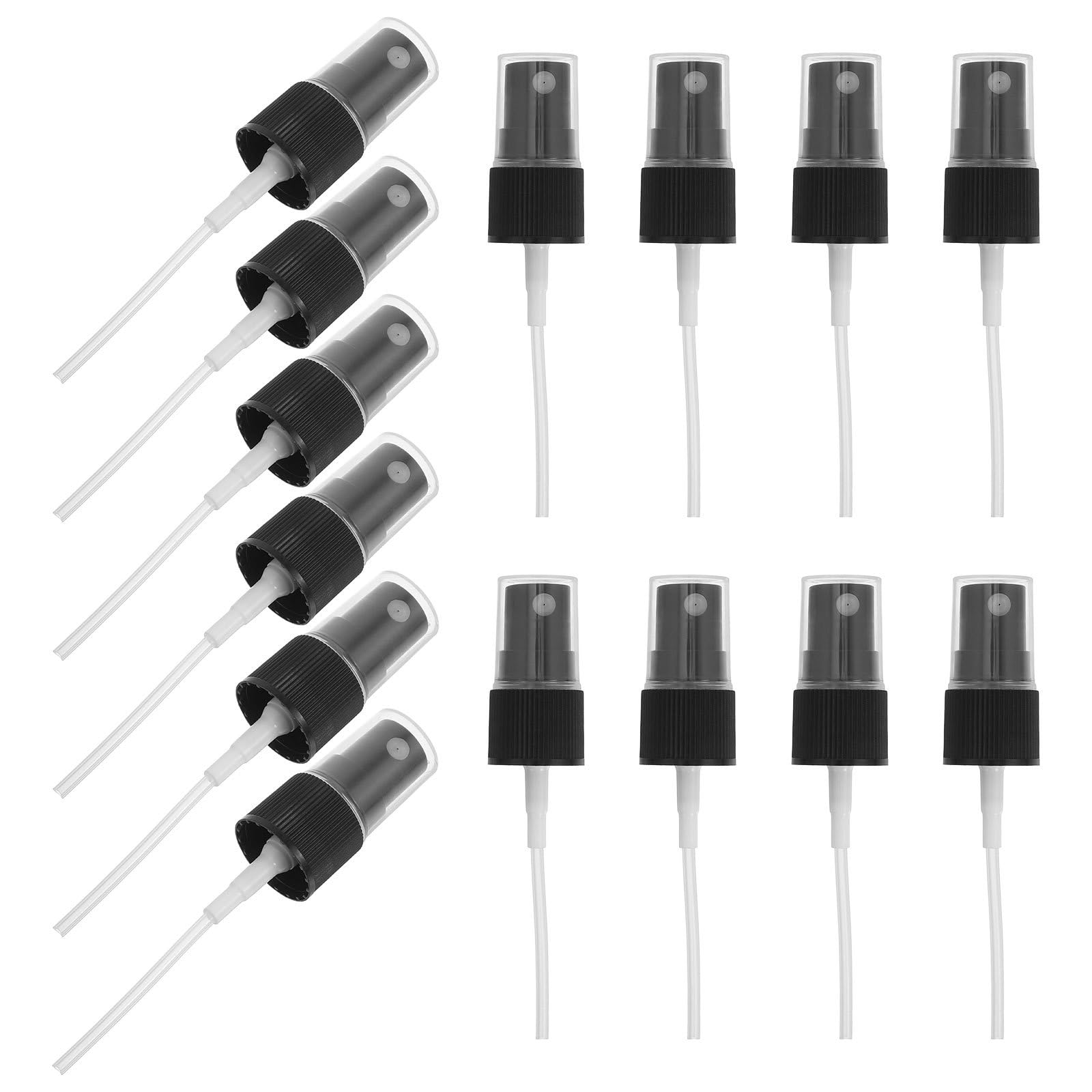 ABOOFAN Lot de 20 Embouts de Pulvérisation Noir 18 Mm pour Flacons Vaporisateurs Parfum, Recharge pour Pompe à Parfum, Accessoires Beauté Compacts et Légers, Adaptés Voyage, Matériau