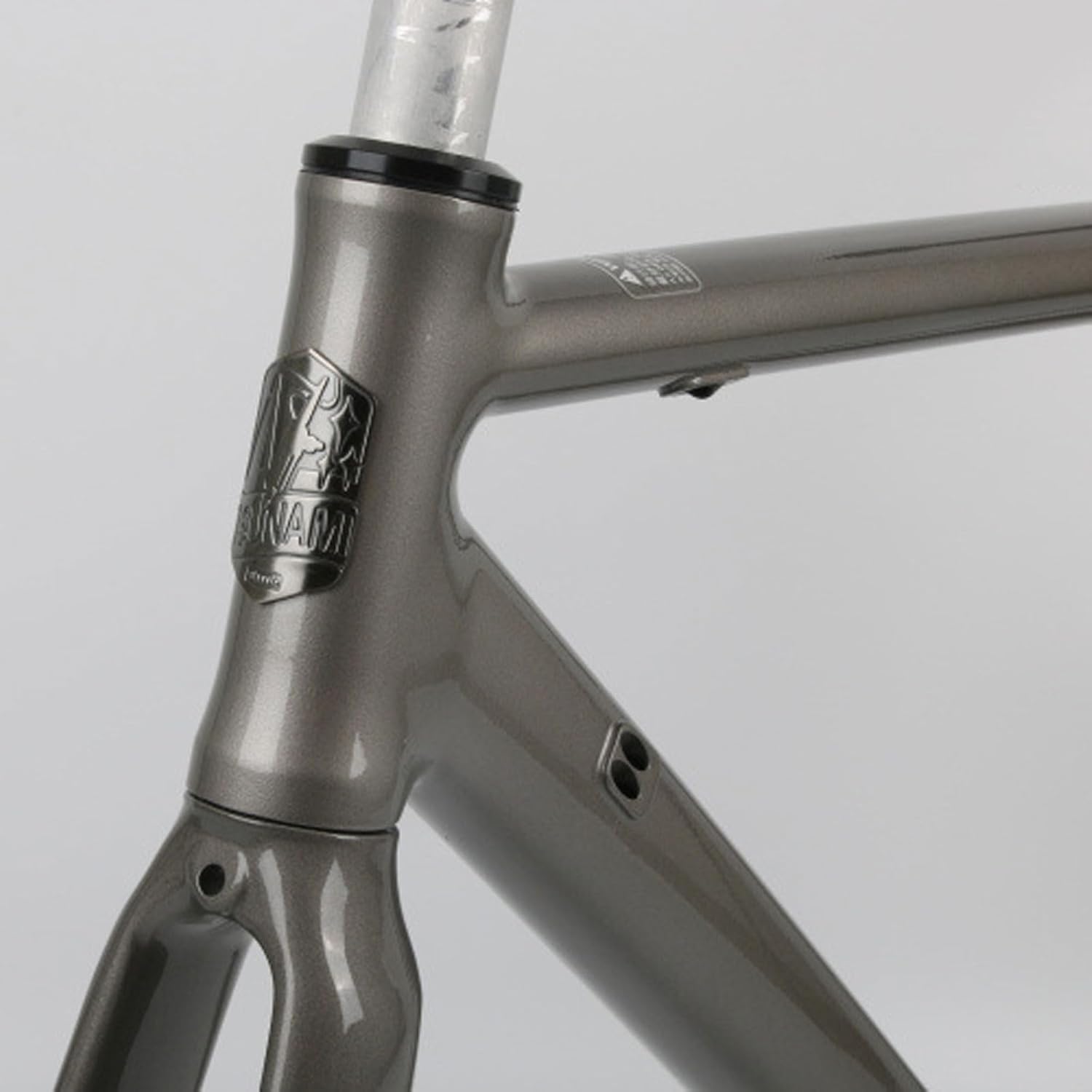 TUJISEK 700C Road Bike Frameset 44 47 50 53 56cm Aluminum Alloy Bike Frame C Brake/Rim Brake Frame Quick Release Frame 100/130MM Semi-Internal Routing BSA BB68mm(Black,44cm)