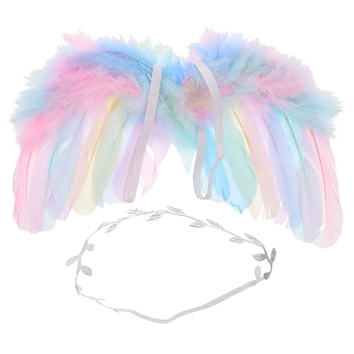 ifundom 1 Set Props Dress up Cosplay Wings Party Props Wing Pendant Party Gift Wing Photo Props Lovely Props Wing Ornament Feather Girl European and