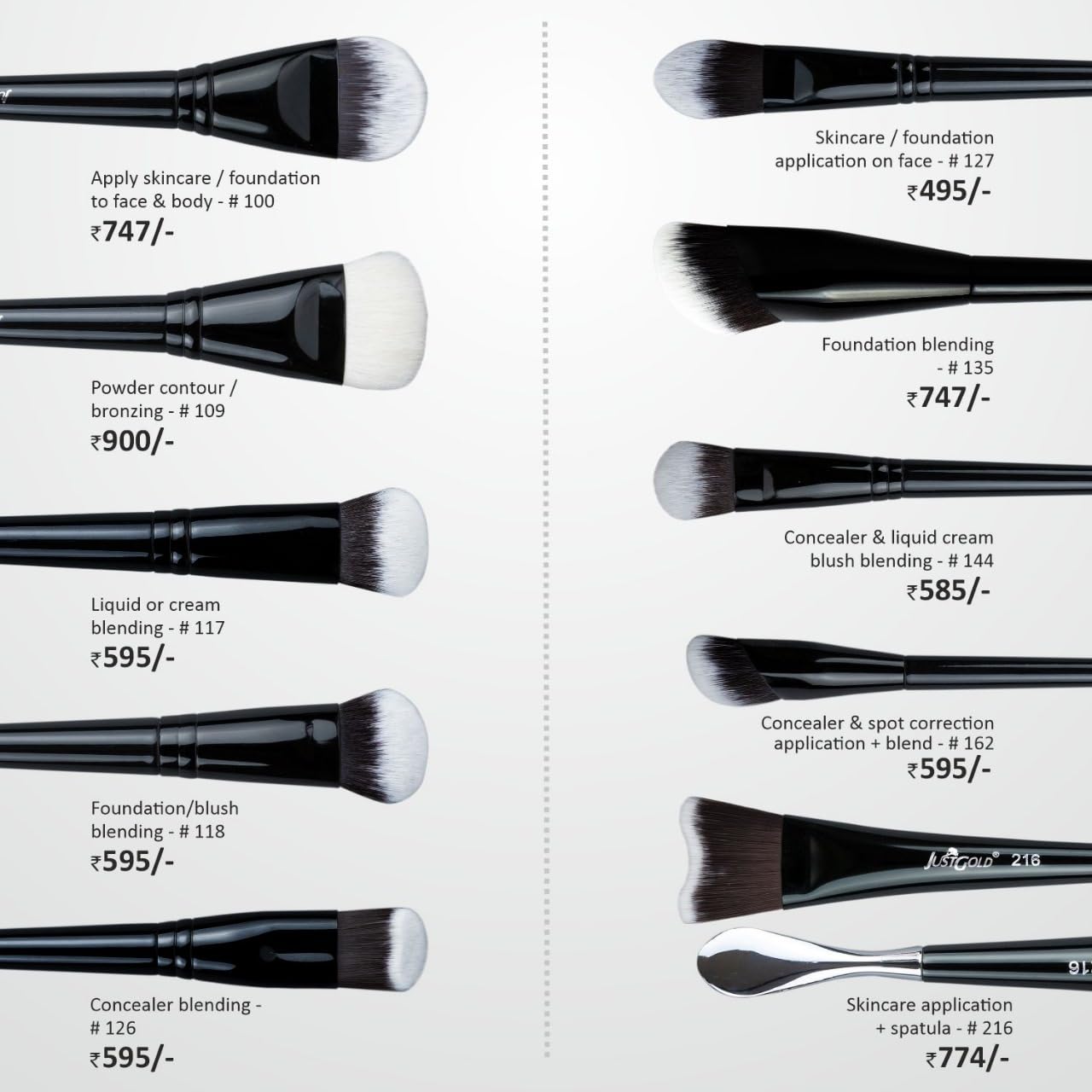Justgold Professional Makeup Brush (162) 2