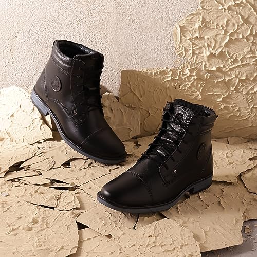 Image of Red Chief Nubuck Leather Casual Boot for Men | Lace-Up Shoes for Men | RC3771