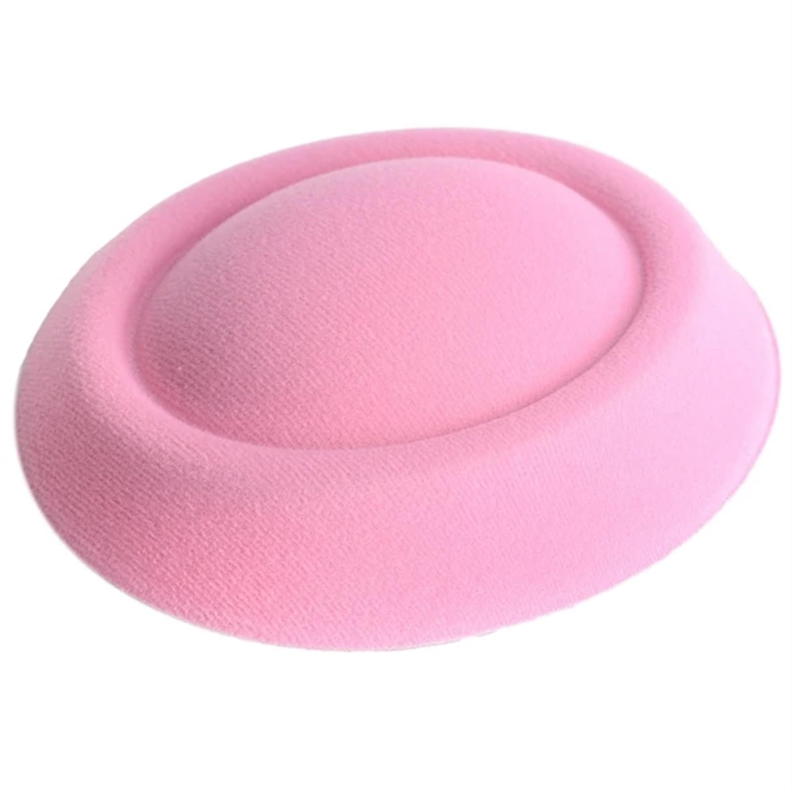 UALXPAO Wedding Hats Fascinator Hat Cloth Millinery Base DIY Craft Solid Women Dance Headwear for Tea Party,Weddings(Pink)