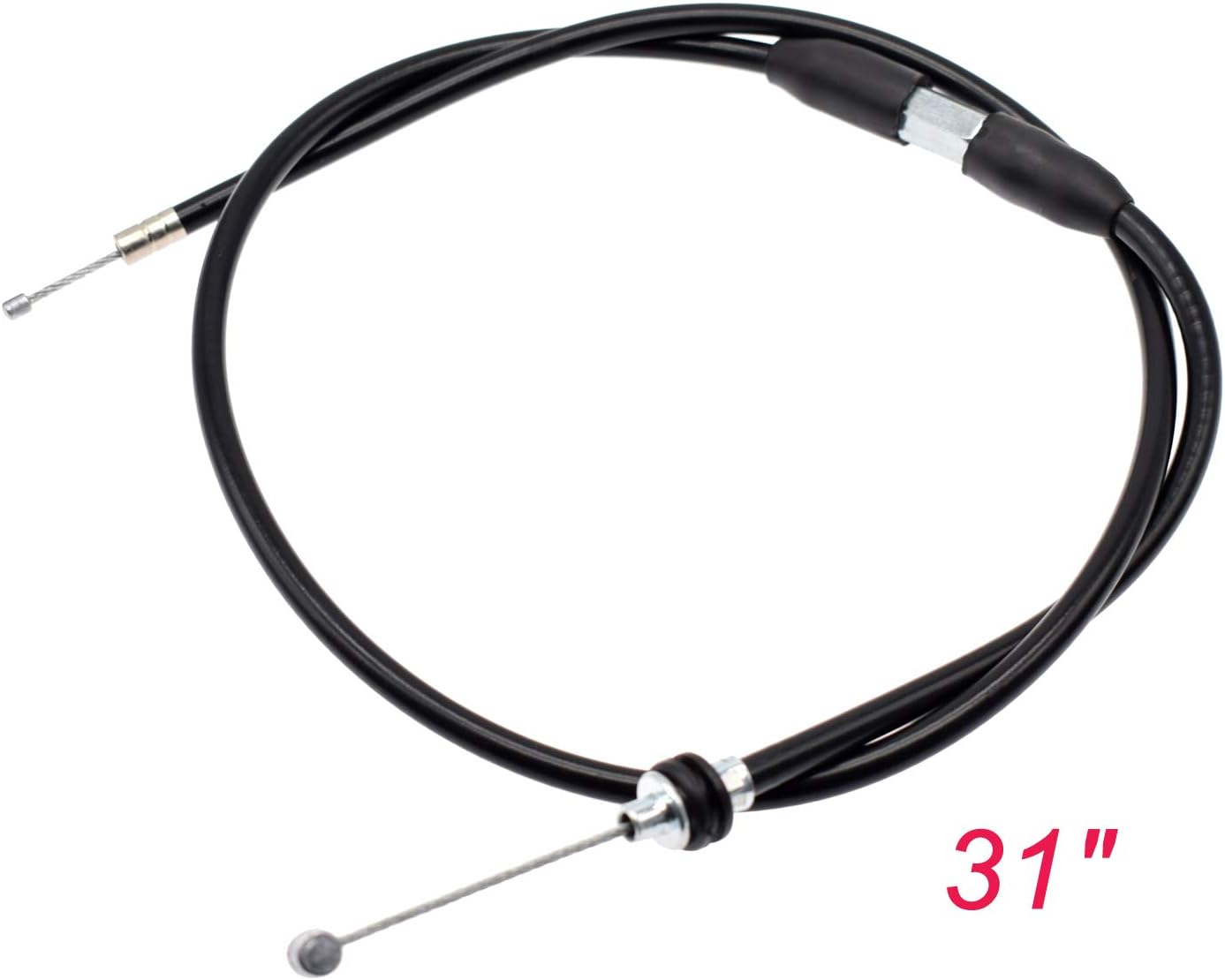 7/8inch 22mm Thumb Throttle Cable Accelerator Handle Assembly for 50cc 70cc 90cc 110cc 125cc 250cc ATV Quad Go Kart TaoTao (Throttle Cable 31"(80cm))