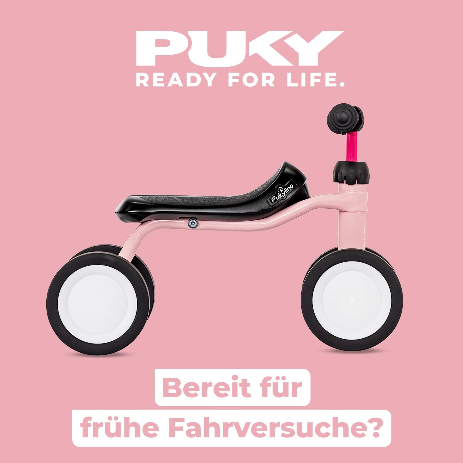 PUKY PUKYLINO | Kinder Laufrad ab 1 Jahr | Optimale Mobilitätsentwicklung & Lauflernrad ab 1 Jahr | Hochwertiger Stahl mit stoßfester Pulverbeschichtung | Balance Bike & Float-Laufräder