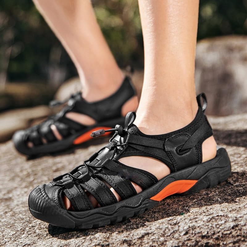 Men Soft Bottom Outdoor Beach Sandals Men Sandals Breathable Casual Shoes4