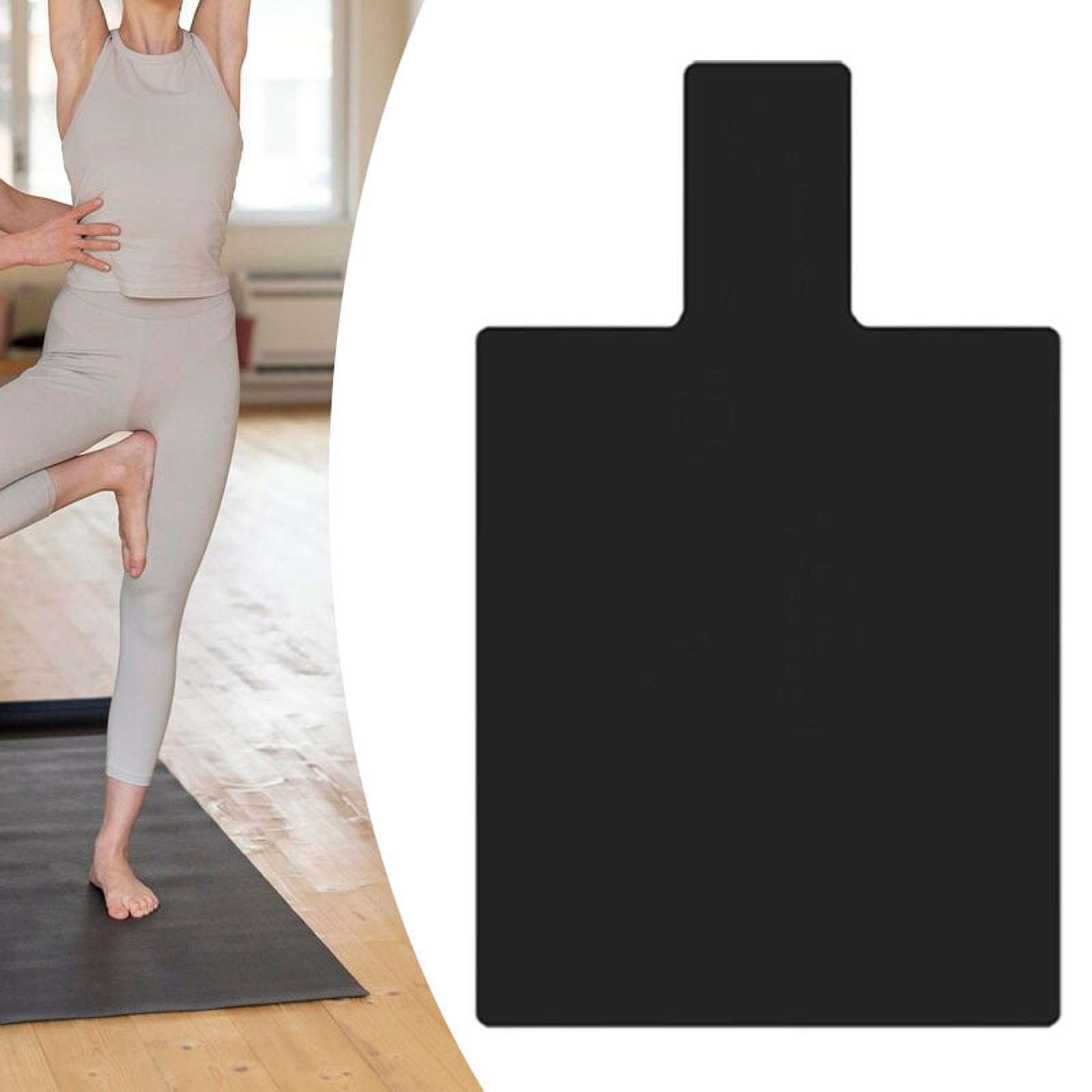 Tappetino da Pilates Reformer leggero, fodera antiscivolo, cuscino per meditazione yoga ad densità, allenamento di equilibrio, fodera per tappetino da yoga e meditazione