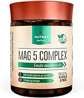 Nutrify Complexo Mag 5 – 90 Cápsulas - Suplemento Fonte de Magnésio para Equilíbrio e Bem-Estar
