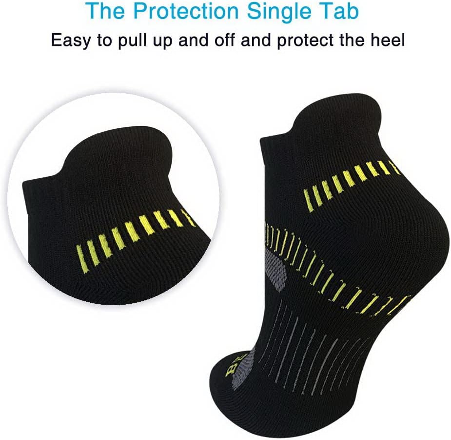 BERING Women's Athletic Running Cushioned Ankle Socks (6 Pairs) - Image 5