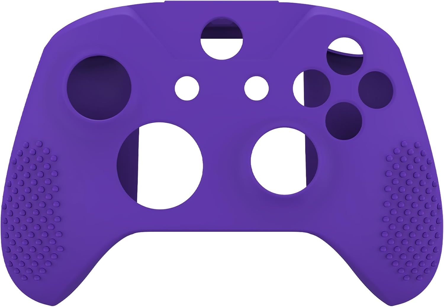 eXtremeRate PlayVital Soft Anti-Slip Purple Silicone Controller Cover Skins for Xbox One X/S Controller - Thumb Grips Caps Protective Case NOT Included - Image 9