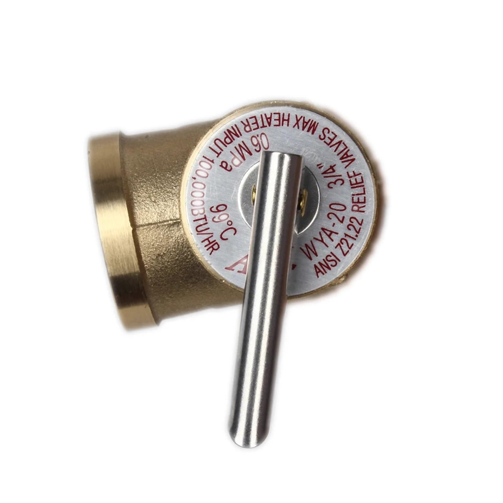 Valvola Sicurezza Ottone Valvola di sicurezza T&P 0,7-1MPa for scaldabagno | Opzioni valvola di sicurezza di sicurezza T&P 0,7/0,8/0,9/1MPa(DN20,1.0MPa)