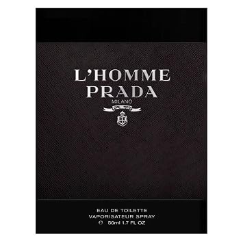 Prada L'homme Eau De Toilette Spray for Men, 1.7 Fl Oz