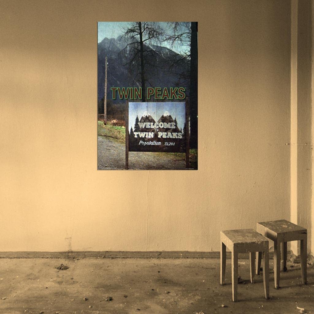 Amazon.com: CARTEL 548747 Twin Peaks Welcome Sign Opening Credits
