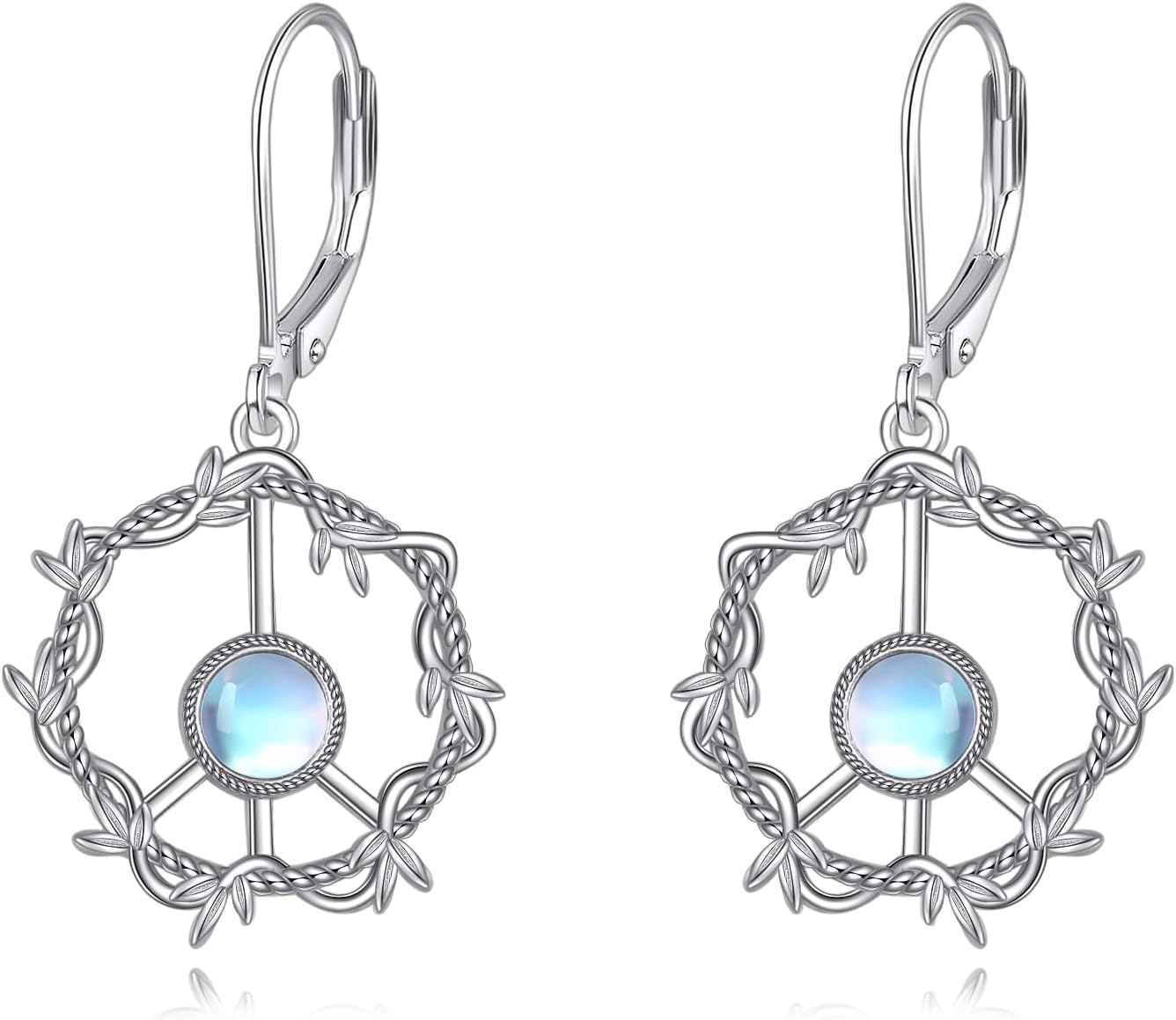 URONE 925 Sterling Silver Leverback Earrings Dangle Drop Earrings Jewelry Gifts for Women