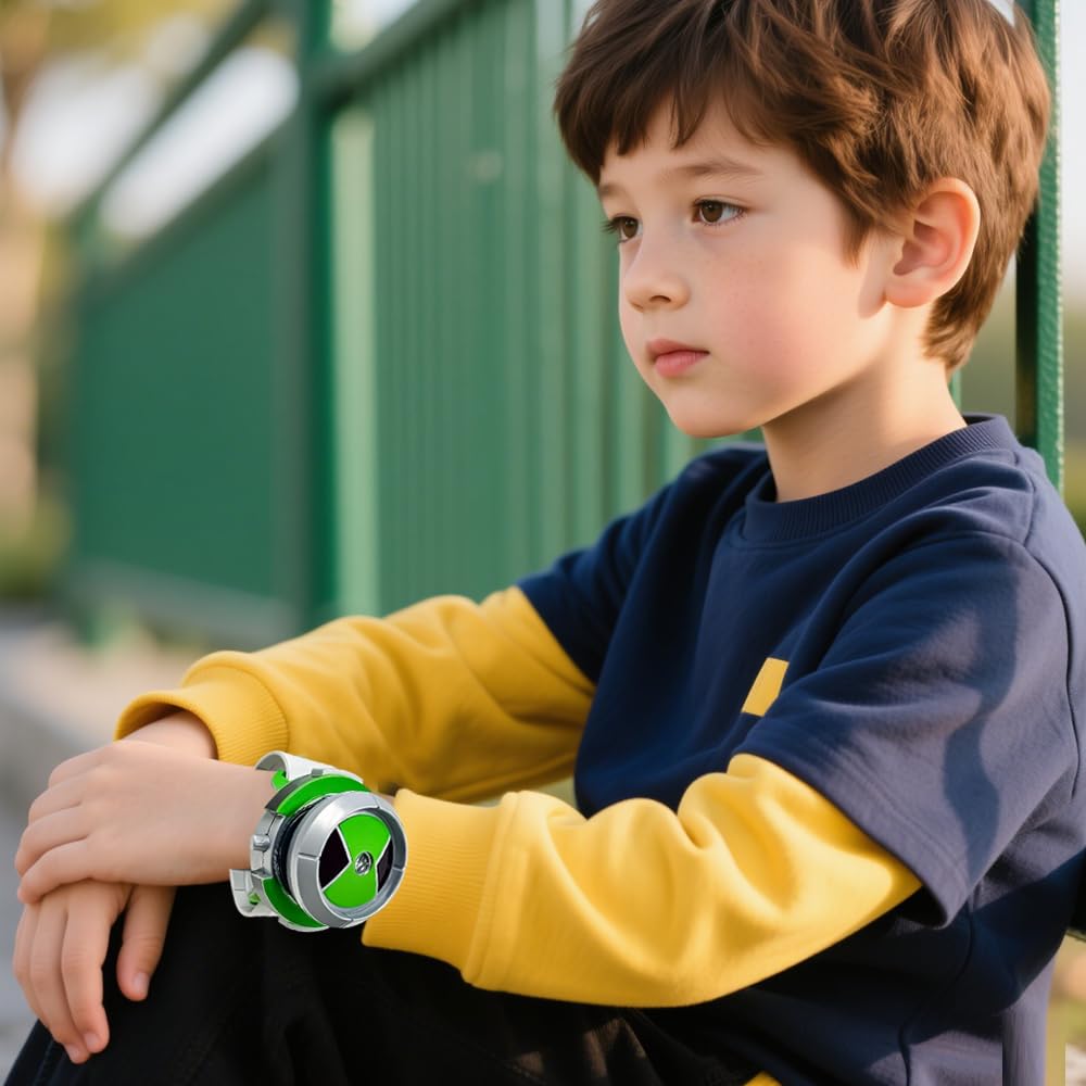 Reloj Proyector para Niños, Reloj Proyector de Pulsera con 8 Imágenes, Fanáticos del Anime, para Regalos de Cumpleaños, Juegos de rol Infantiles