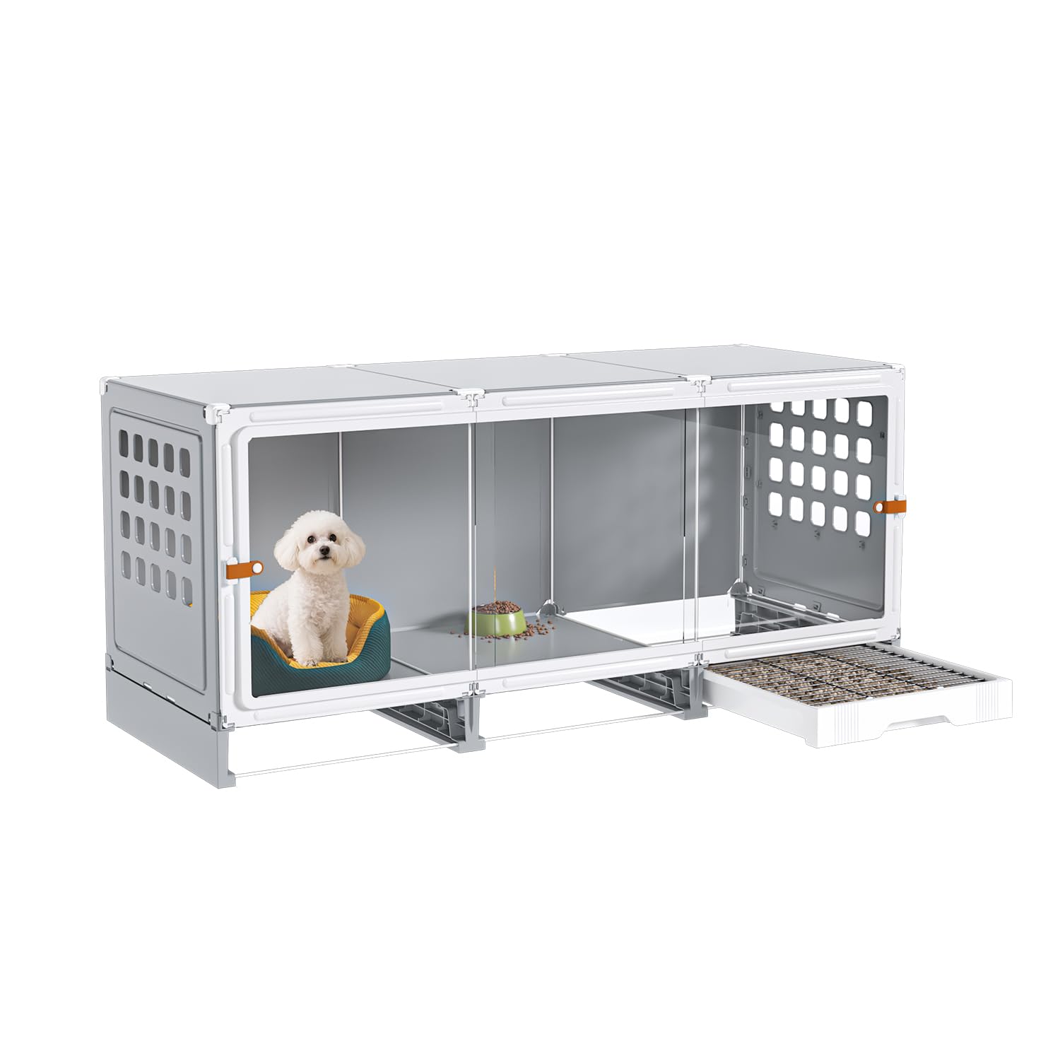 【新品】Topzoo 犬用ケージ 引き出し式トイレ付き 121cm Amazon.co.jp: Topzoo 犬 ケージ トイレ付き トイレ・休息・給餌