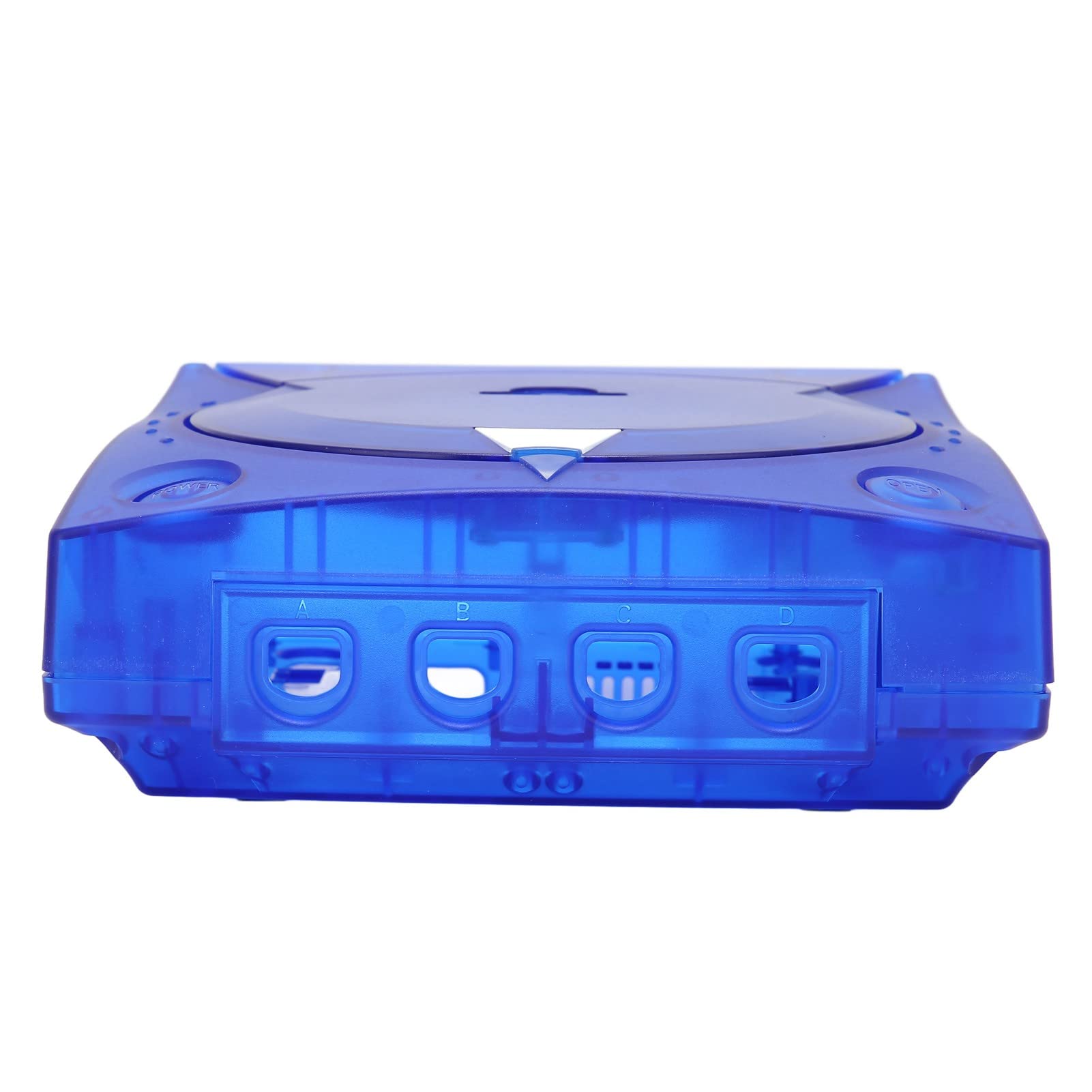 Tomantery Coque de Remplacement Transparente Rétro Translucide pour Console Dreamcast DC, Protection Robuste pour Toutes les Régions, ABS Bleu, Bouclier en Plastique Translucide de 1"