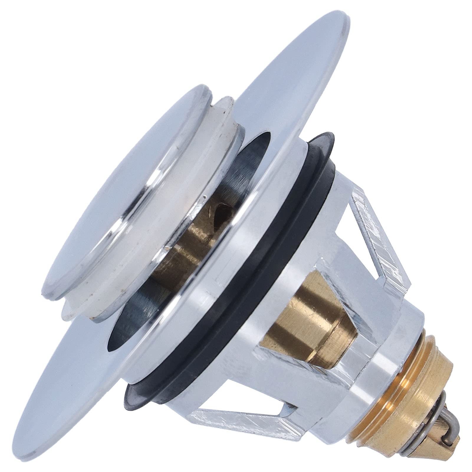 Entatial Sink Stopper, Wear‑Resistant Bathroom Sink Drain Strainer Anti‑Rust Long Service Life Tightly Connected Strong For Wash Basins For Bathrooms