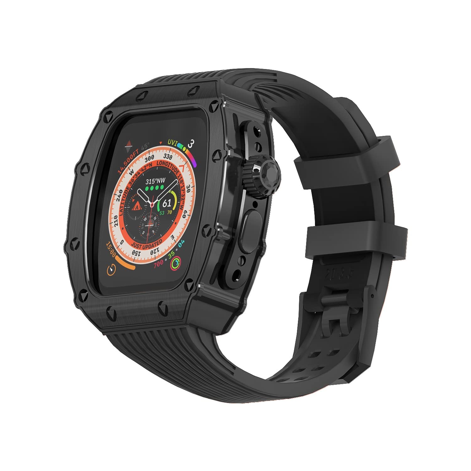 Kit modification de boîtier de luxe Apple Watch Ultra 49mm métal - 6