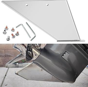Skeg Guard 27061 for Mercury 75hp 90hp 115hp 4 Stroke 2.07" Ratio 150hp 175hp Optimax & Pro XS Outboard Engines 2001-present Skeg Equipment Safe-Skeg Stainless Steel Protector