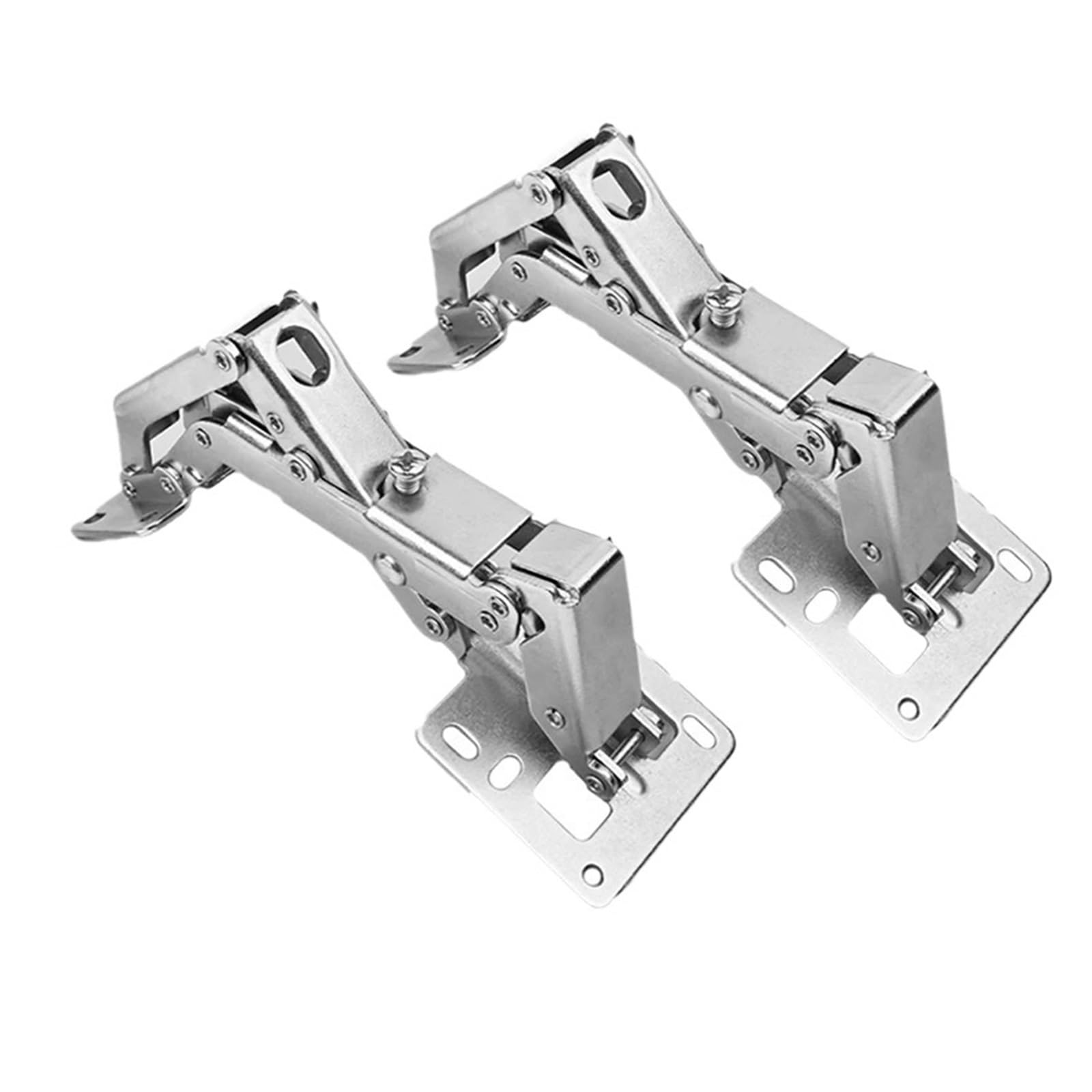 Chtkagv 2Pcs Mixed Adjustable Steel Cabinet Hinges – 130° To 170°