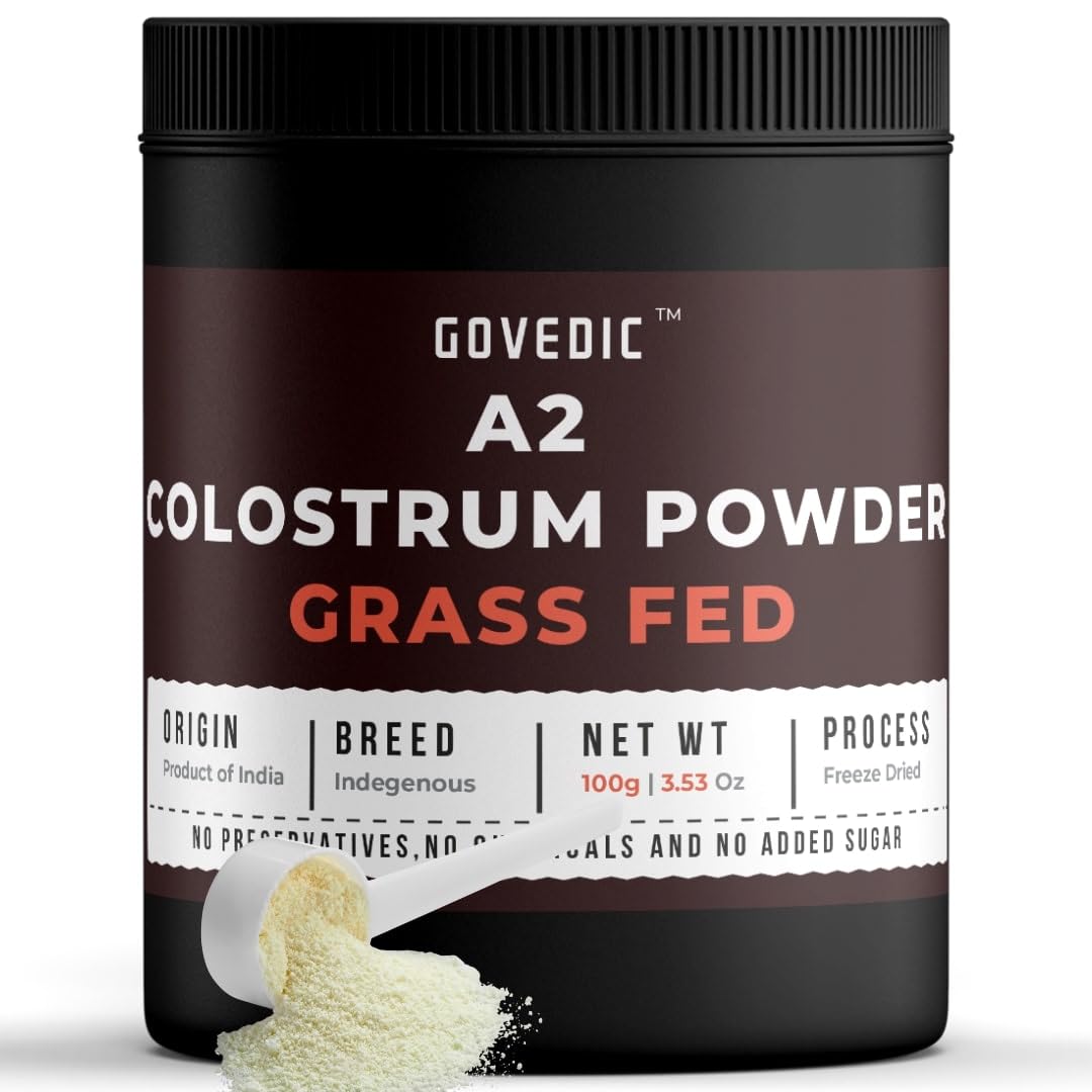 Bovine A2 Colostrum Powder Over 40% IgG, Grass Fed, Gut Health, Bloating Immunity Skin & Hair, Muscle Recovery, Concentrated 100gm Powder (Unflavored | 50 Servings) (B0DBVW9QYT) Amazon Price History, Amazon Price Tracker