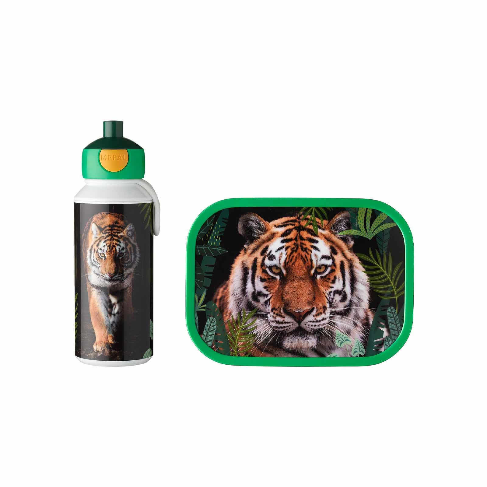 Mepal - Ensemble déjeuner Campus - Ensemble repas pour enfants avec gourde pop-up et boîte à lunch - Ensemble repas pour l'école ou les déplacements - Passe au lave-vaisselle et sans BPA - 400 ml +