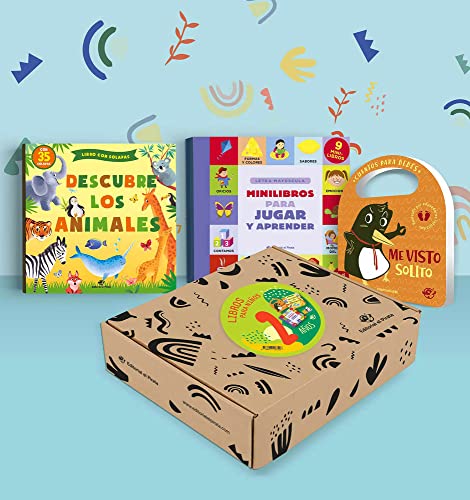 Libros para niños 2 años: Lote de 3 libros distintos para regalar a niños de 2 años (Libros infantiles para niños)