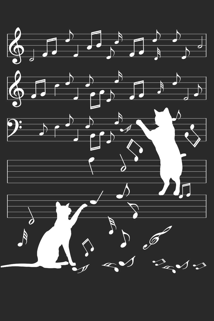 Cats and Music: Notebook for cat lovers, owners and musicians