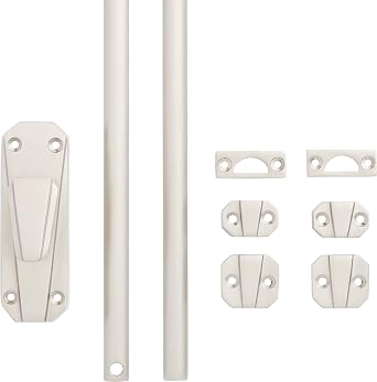 Signature Hardware 482847 Stanwin Brass Cremone Bolt for 2-1/4' Doors