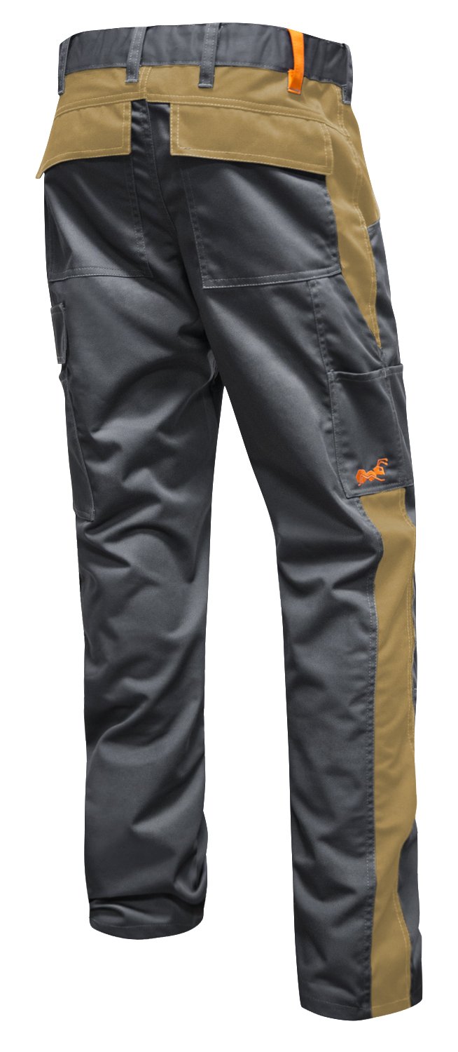 strongAnt Pantalones de Trabajo de Carga elástica con Rodilleras, Bolsillos y Cremallera para Hombre — view 18