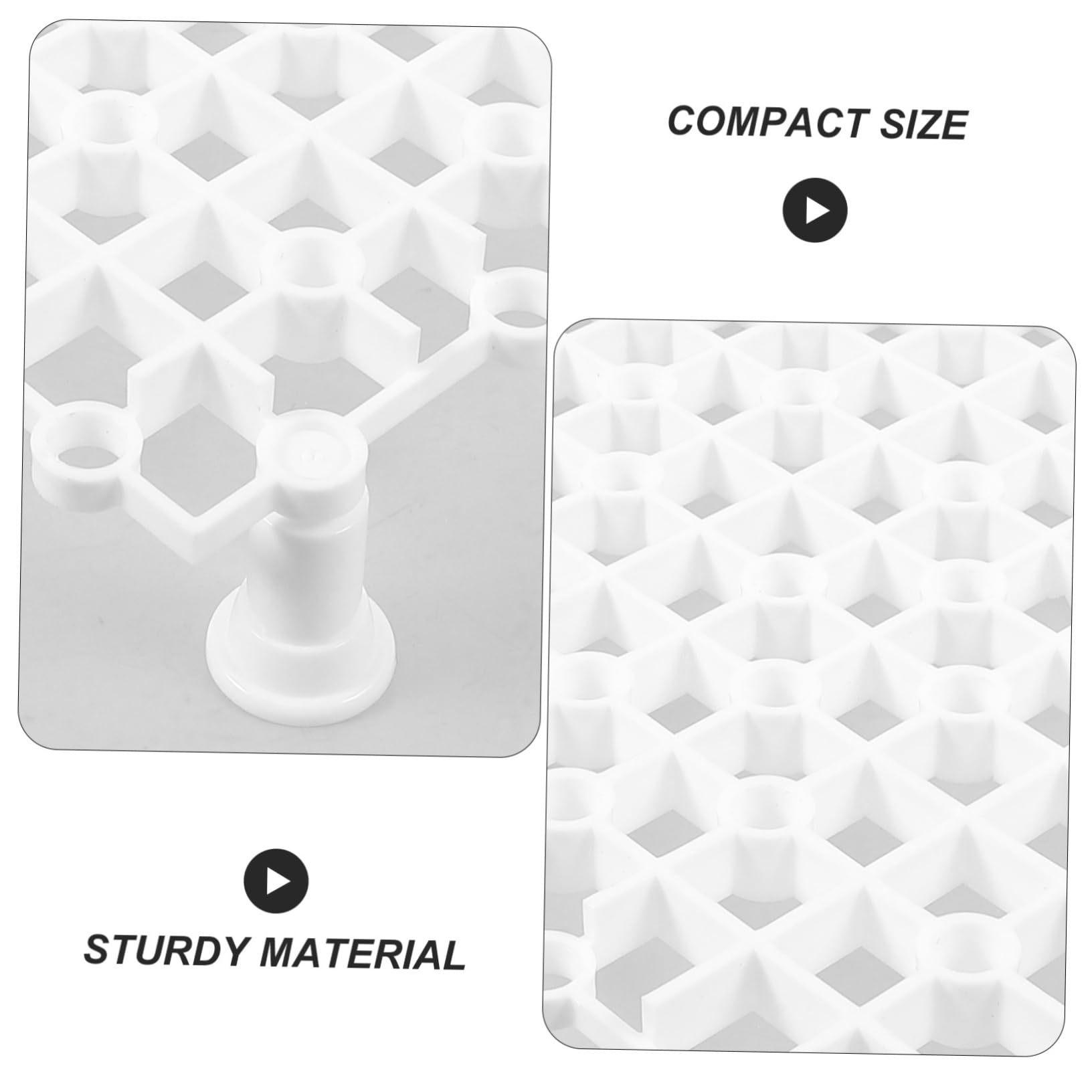COLLBATH 4stücke Teiliges Fisch Tank Bodenfilterplatte Wiederverwendbare Aquarium-trennplatten Mit Atmungsaktivem Design Für Effektive Wasserzirkulation Und Dekoration