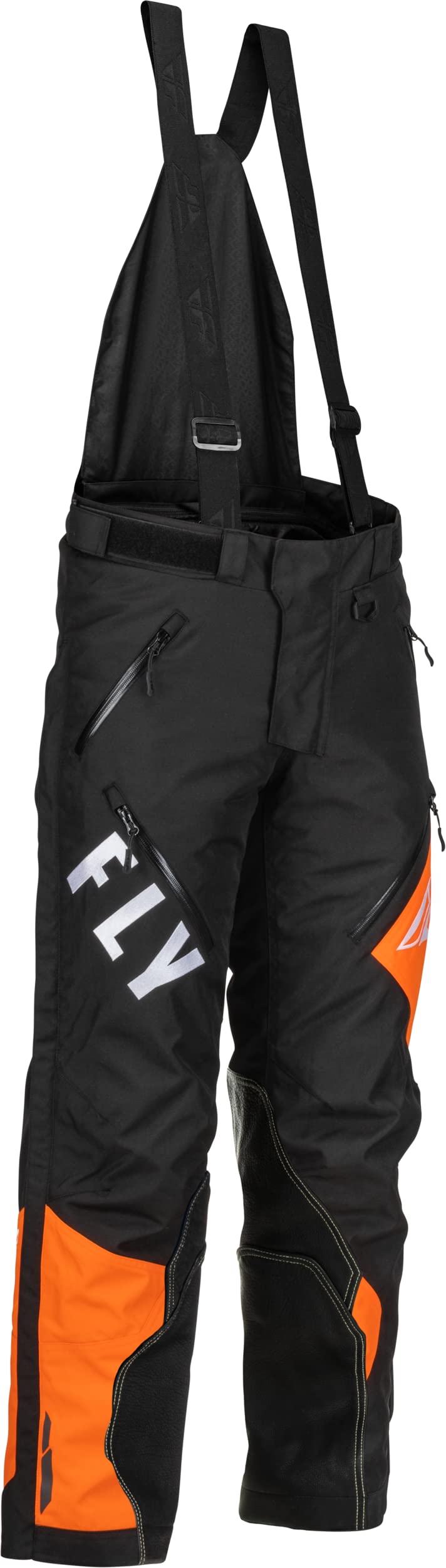 Fly Racing 2023 SNX Pro Snow Bike Pants (Orange/Grey/Black, 4X-Large)
