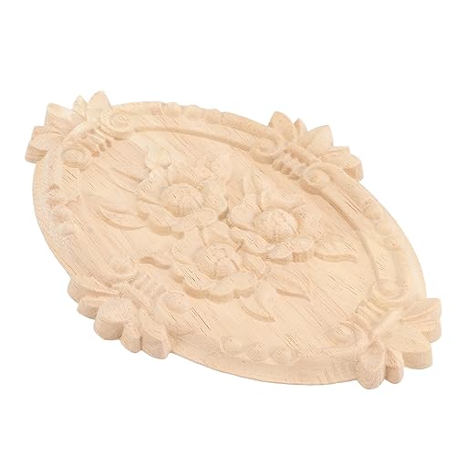 Miniatura 8 de Apliques de madera europea, esquina tallada, 5 esquinas de madera tallada sin pintar, para decoración del hogar, puerta, cama, comedor y hotel