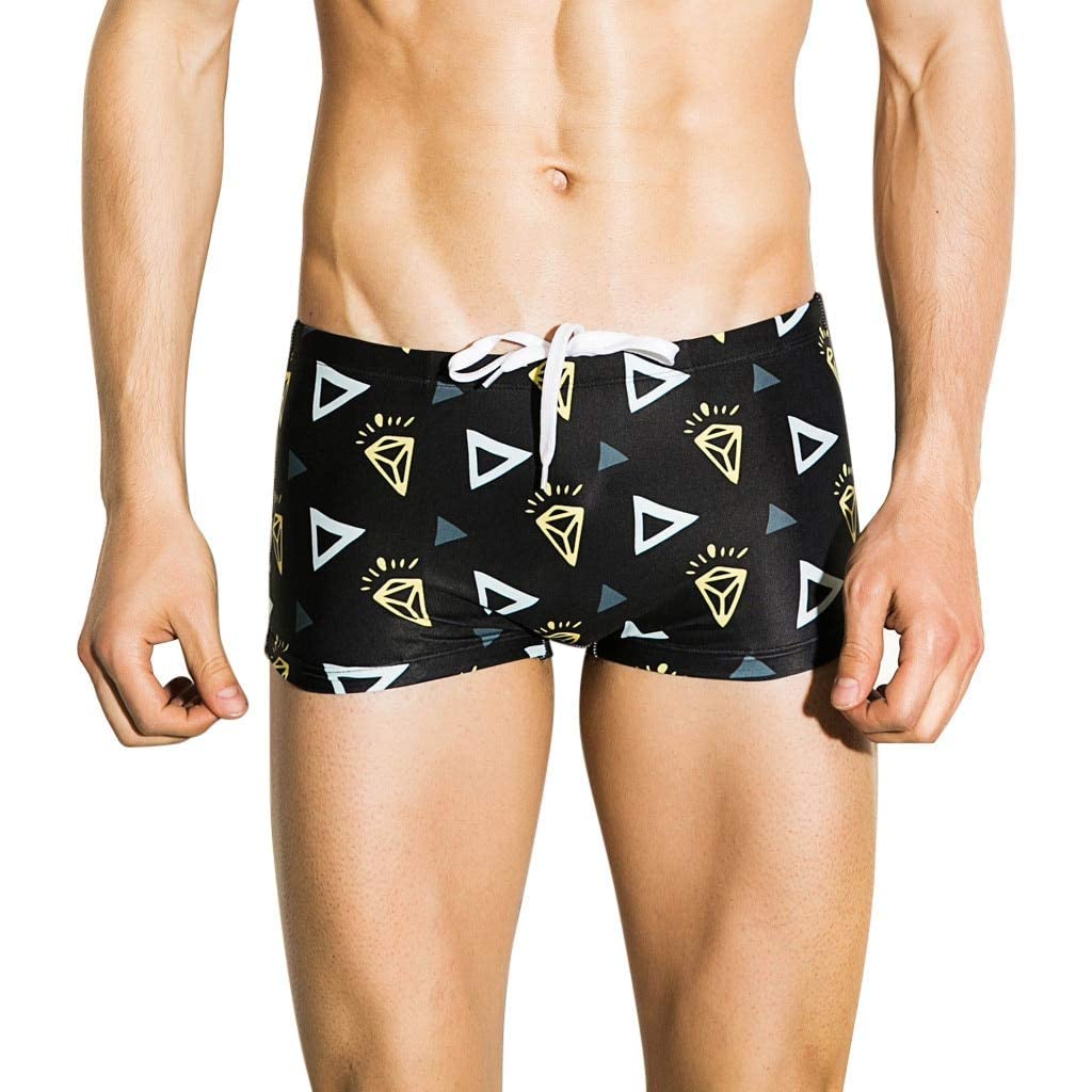 Casual Men's Boxer Quick-Drying Color Fashion Slim able Print Beach Surf Swim Shorts :, XL-image-42