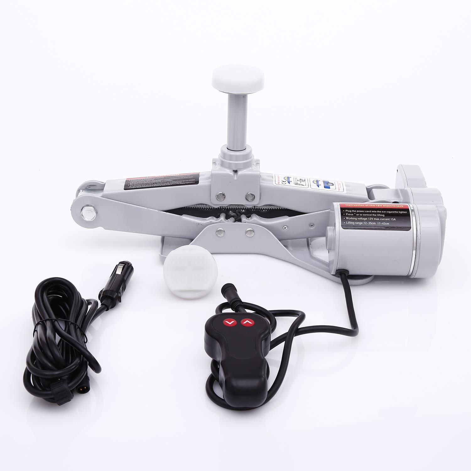 VEVOR Electric Car Jack Ton 12V Scissor Jack, 49 OFF