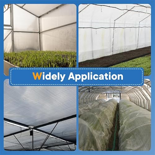Chocikick GWAMZJ0001-FSB Clear Greenhouse Plastic Covering 8X10Ft,14 Mil Clear Waterproof Cover thumb #1