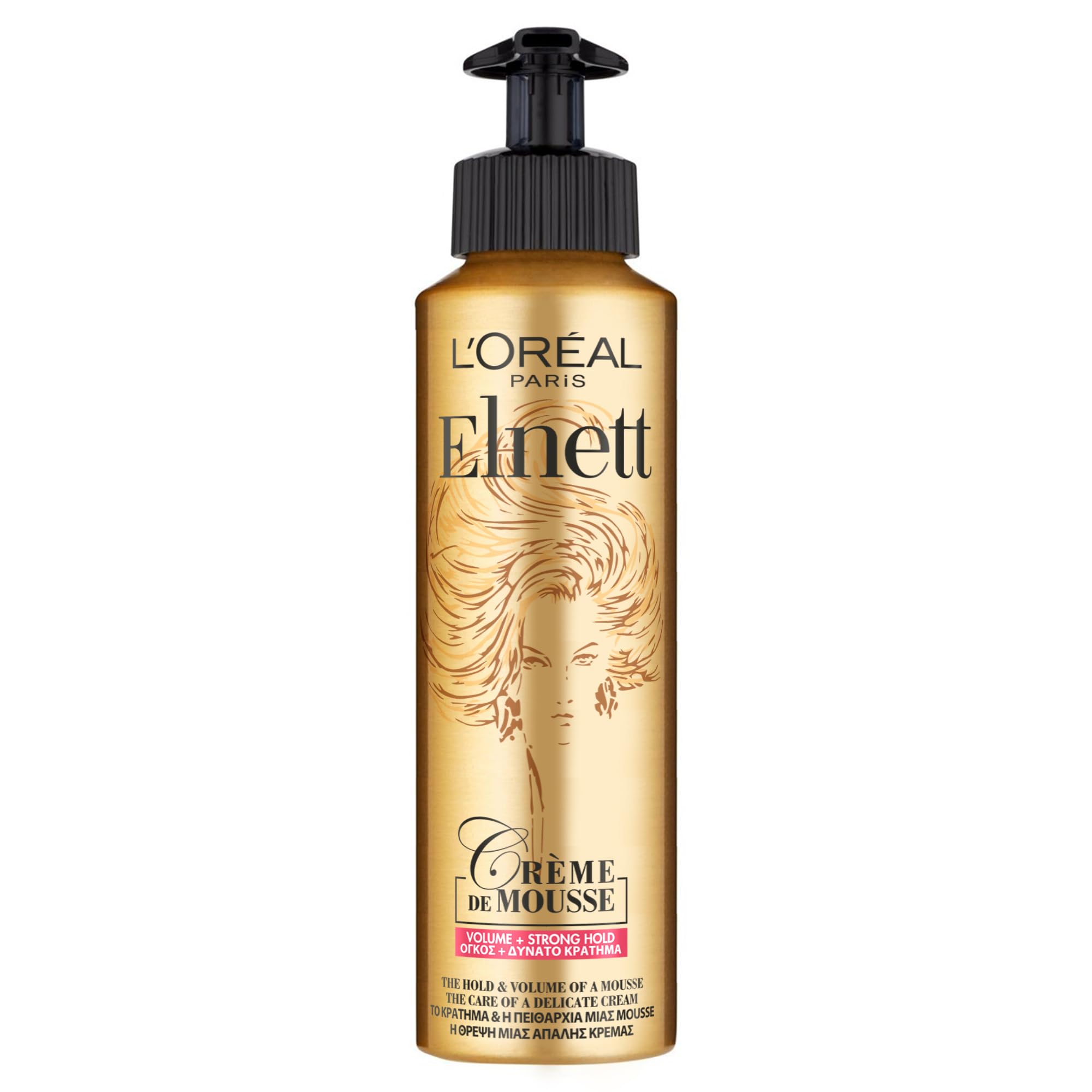 L’oréal Paris L'oréal Elnett Crème De Mousse Volume Strong Hold 200Ml