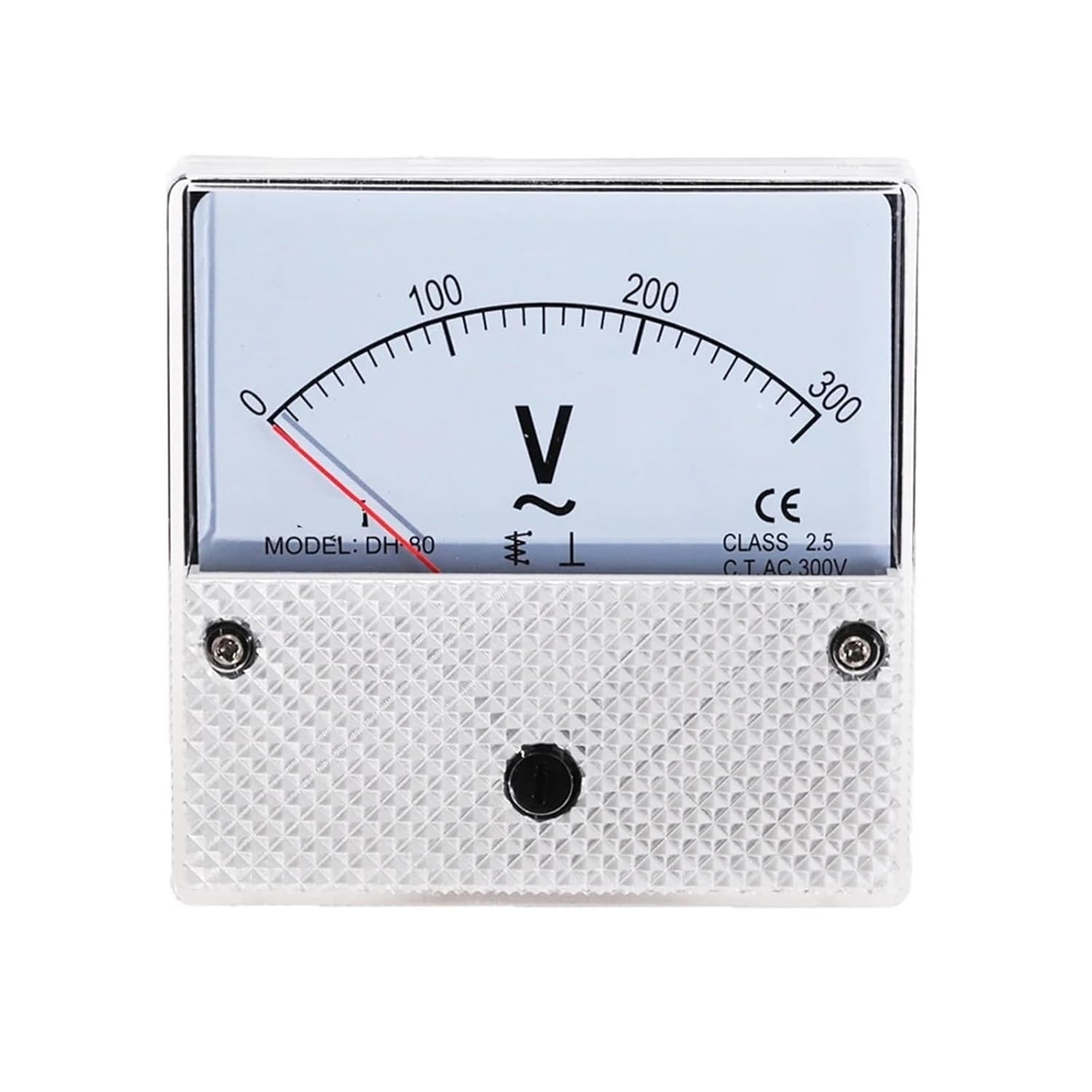 DH-80 AC Analog Voltmeter 300V Voltage Meter 1Pcs