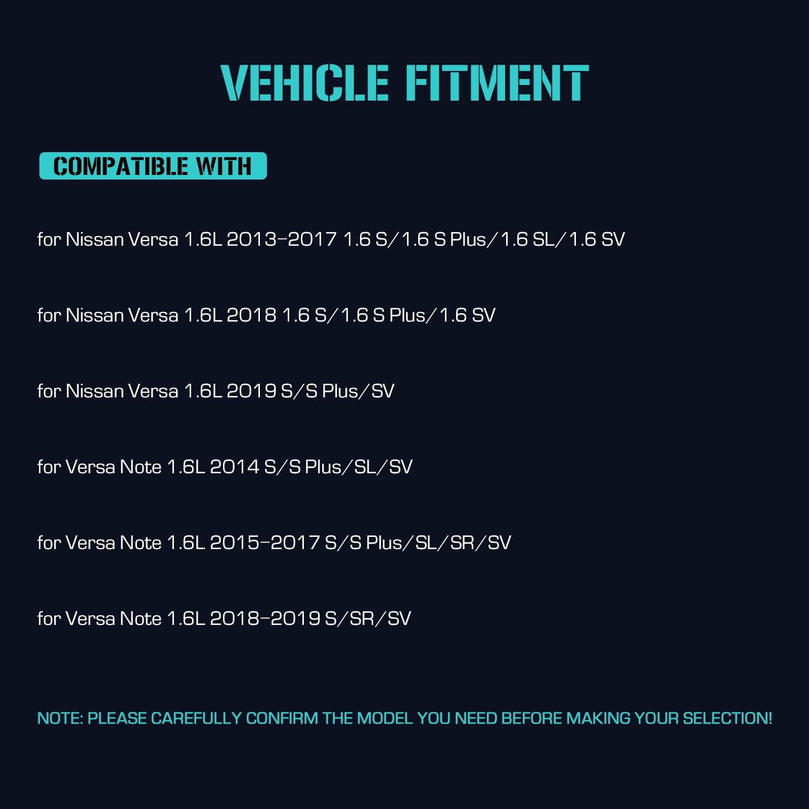 Ajuste de arranque para Nissan Versa 2009-2019, para Versa Note 2015-2019, 410-44107, S114-901A, S114-954B, S114-954R
