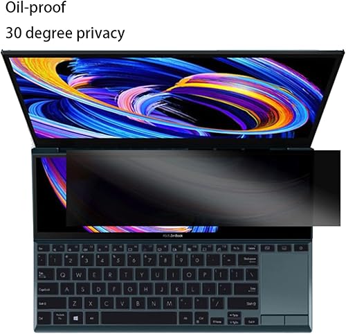 Miniatura 3 de Protector de pantalla de privacidad para ASUS ZenBook Pro Duo 15 OLED UX582 UX582LR 15.6 pulgadas portátil anti espía película mate anti espía