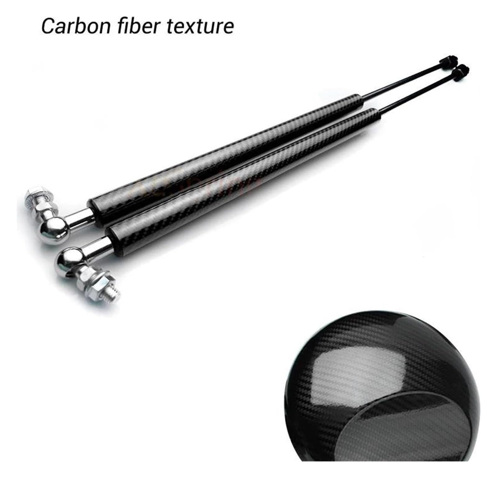 Capot Avant Ressort pour Benz pour Vito pour Valente pour Classe V W639 2004-2013 Couvercle De Capot Avant Voiture Ressort Gaz Ascenseur Barres Jambe Force Tige Hydraulique(Carbon Black)