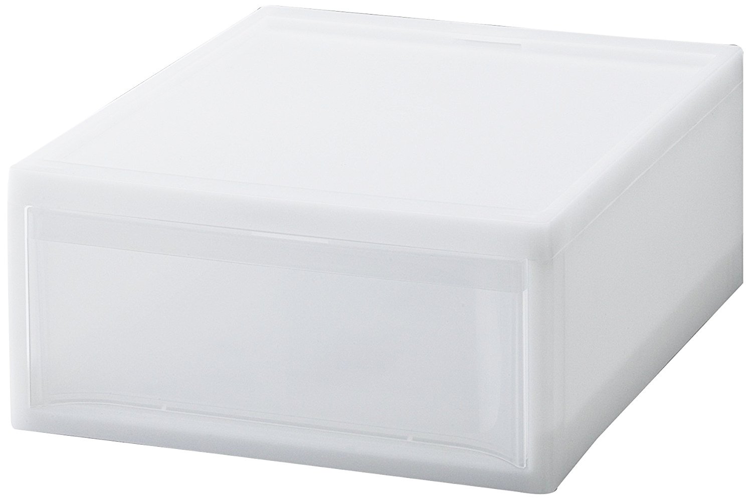 ?? Squirrel Storage Case, Drawer, A4, Letter Case, White, M, Width 11.2 x Depth 14.0 x Height 5.4 inches (28.3 x 35.5 x 13.9 cm), Made in Japan
