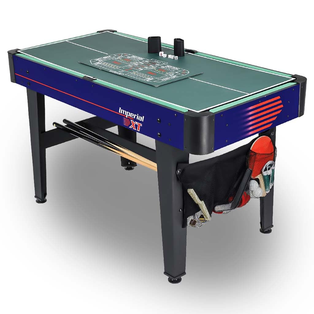 CARROMCO Imperial-XT 7in1 Tisch| Kicker, Billard, Tischtennis & mehr