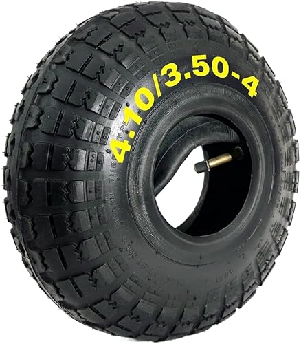 Potreba Juego de neumáticos y tubo interior 4.10/3.50-4 para carretilla neumática inflable y rueda de carretilla de mano llanta de 10 pulgadas 4 ''