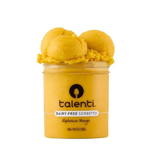 Talenti Sorbetto For a Delicious Non-Dairy Ice Cream Alternative Alphonso Mango Made With Non-GMO...