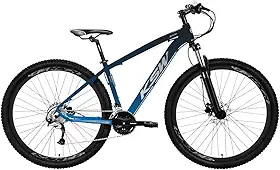 BICICLETA KSW XLT 100 21V SHIMANO RODA LIVRE ARO 29 FREIO A DISCO TAMANHO 19
