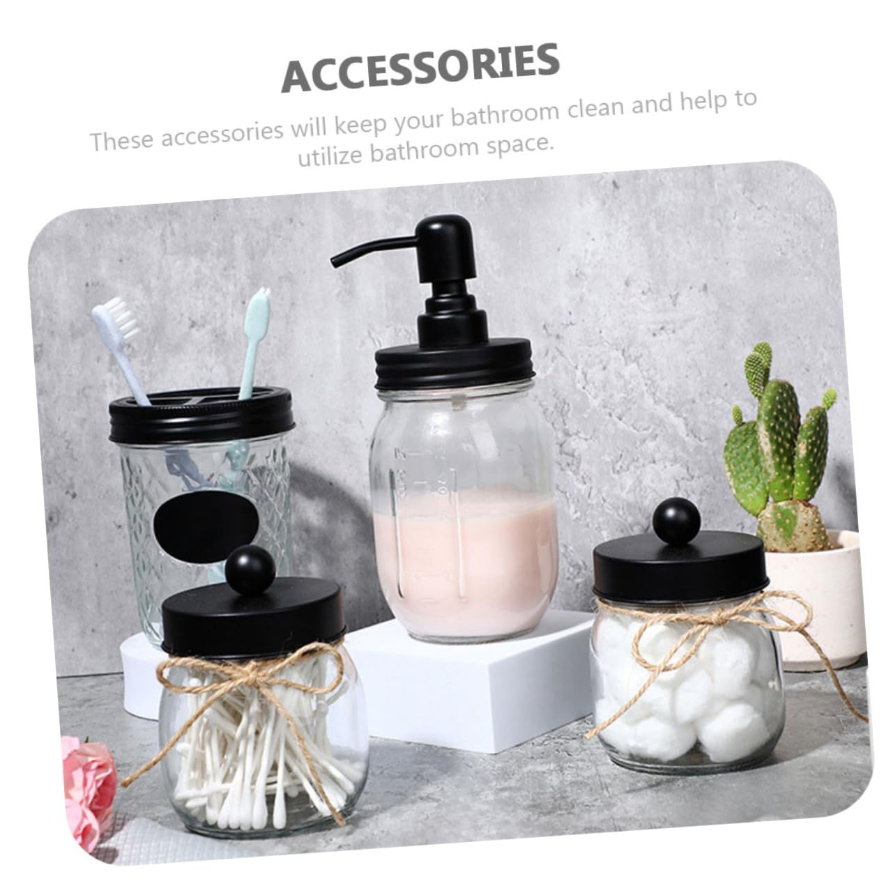 Alipis Vasos para Cepillos de Dientes de Vidrio Práctico Vaso para Lavado Personal Accesorio Sanitario Botella de Loción para Baño y Aseo Personal